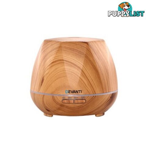 Ultrasonic Aroma Aromatherapy Diffuser Light Wood