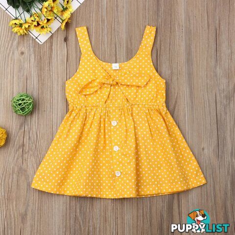 Yellow Bow Dress