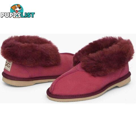 Women's Ugg Slippers - Burgundy