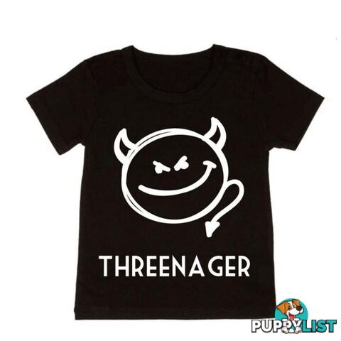 Threenager Tee | Black or White