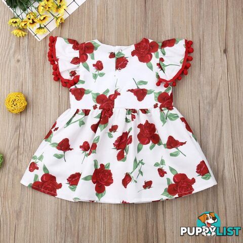 Rose Christmas Dress