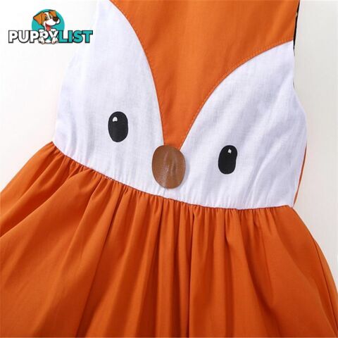 Orange Fox Dress