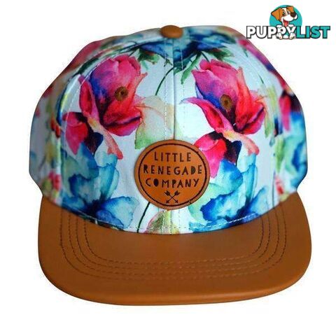 Spring Fling/Tan (Floral) Snapback Hat