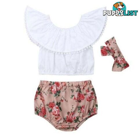 Ruffle Floral Set