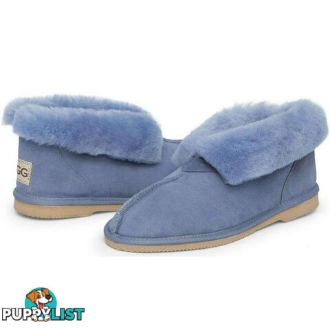 Women's Ugg Slippers - Denim Blue