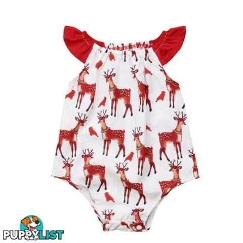 Reindeer Christmas Romper