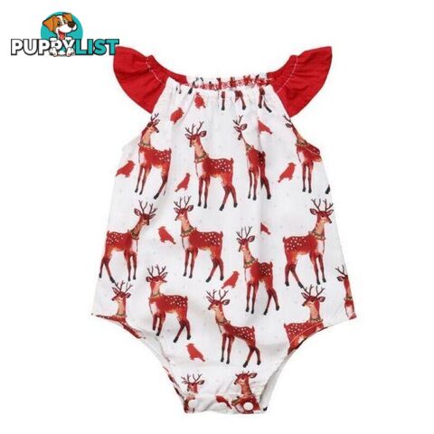 Reindeer Christmas Romper