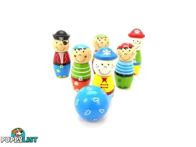 Pirate Bowling Set 8cm