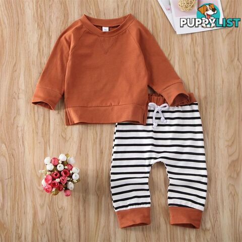 Orange Stripe Set