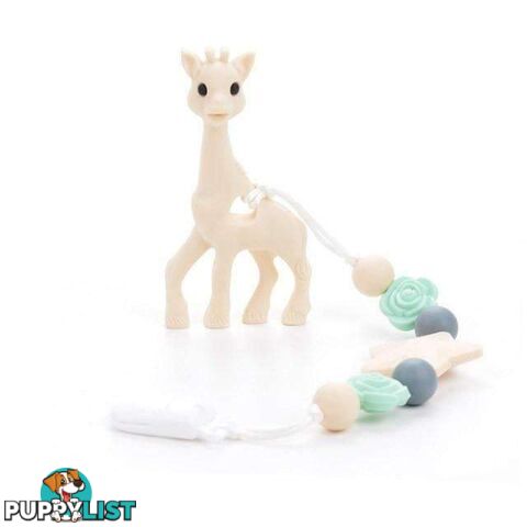 Silicone Giraffe Clip Pendants