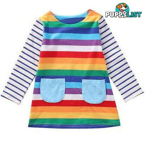 Rainbow Girls Dress