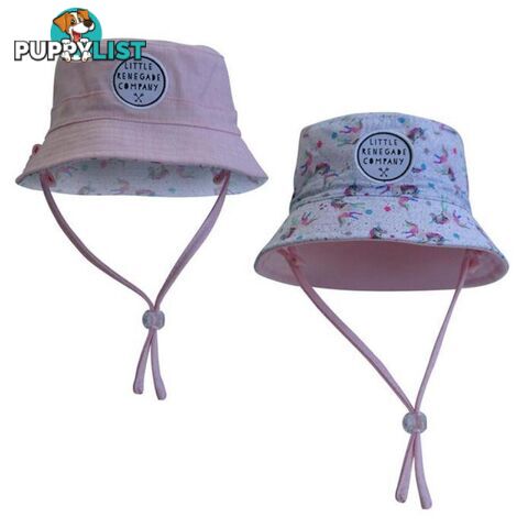 SPARKLES UNICORN REVERSIBLE BUCKET HAT