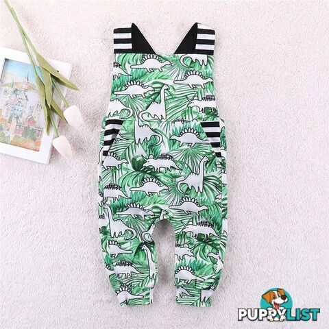 Sleeveless Dinosaur Romper