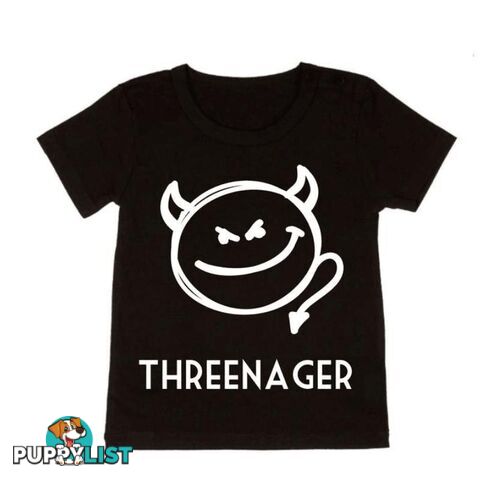 Threenager Tee | Black or White