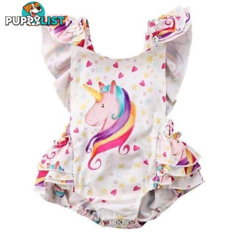 Unicorn Hearts Romper