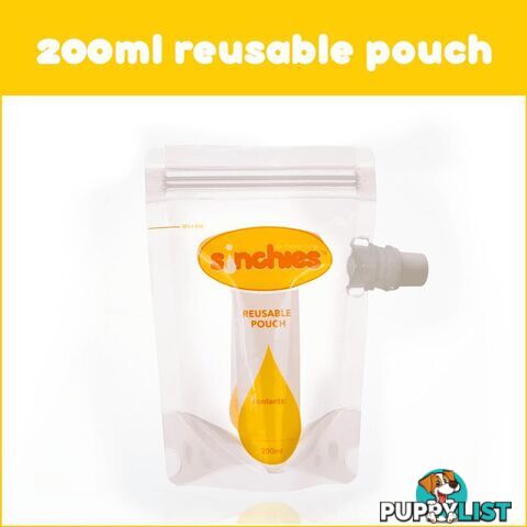 Sinchies 200ml reusable food pouches