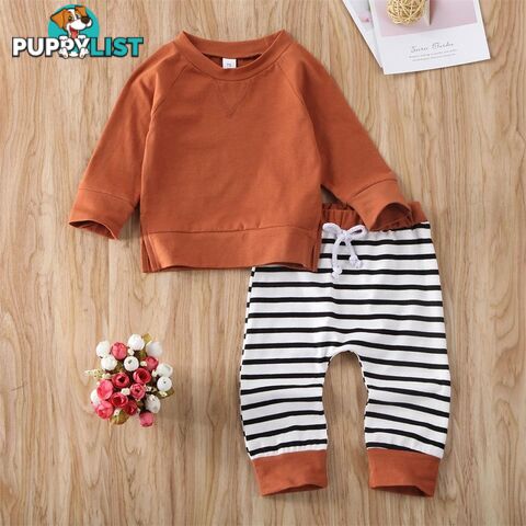 Orange Stripe Set