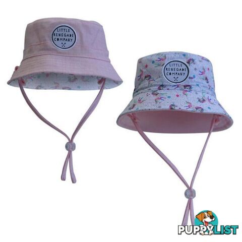 SPARKLES UNICORN REVERSIBLE BUCKET HAT