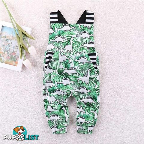 Sleeveless Dinosaur Romper