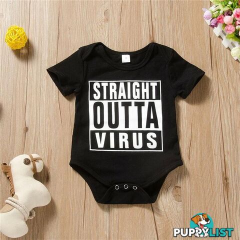 Straight Outta Virus Romper