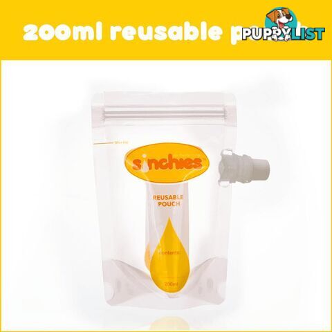 Sinchies 200ml reusable food pouches