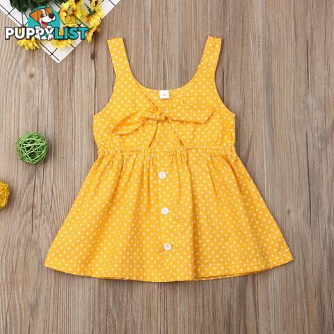 Yellow Bow Dress