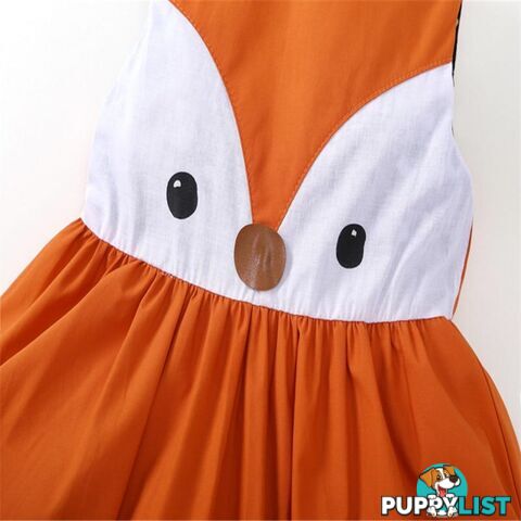 Orange Fox Dress