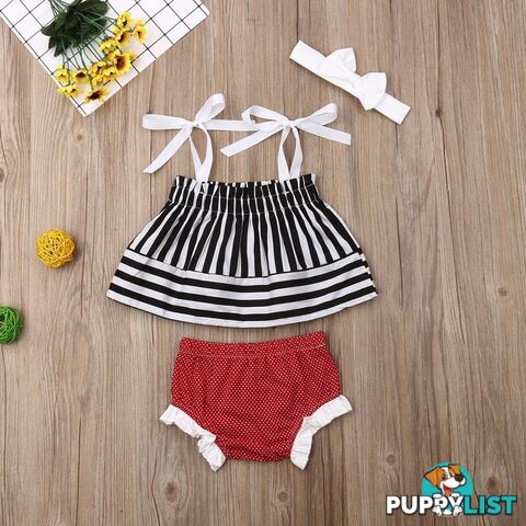 Stripe Bow Set