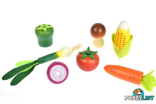 Wooden Vegetables 7pcs Set