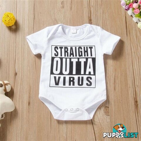 Straight Outta Virus Romper