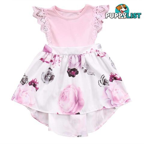 Sister Floral Matching Romper & Dress