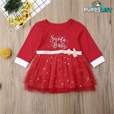 Santa Baby Tutu Romper