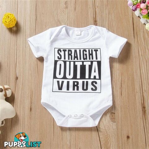 Straight Outta Virus Romper