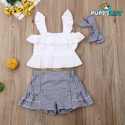 White Stripe Set