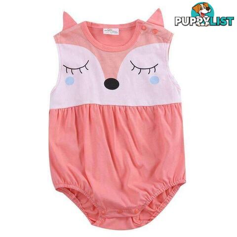 Sleepy Fox Romper