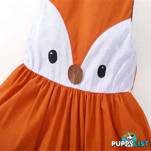 Orange Fox Dress