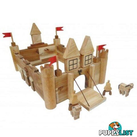 Wooden Castle Building Set