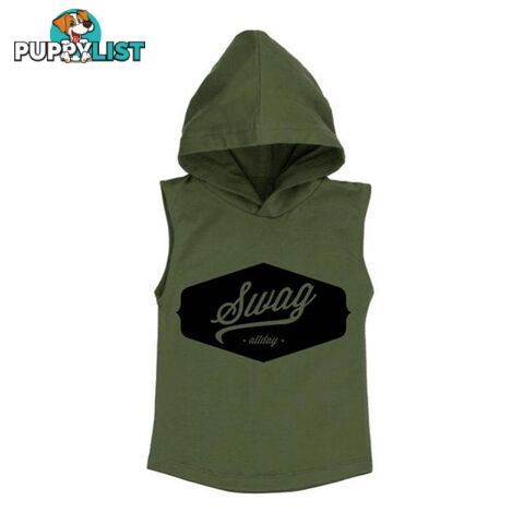 Swag All Day Sleeveless Hoodie