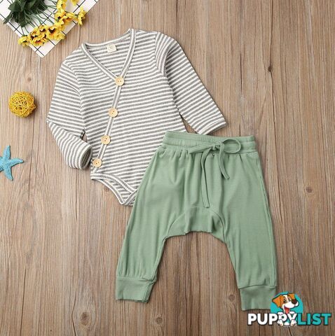 Striped Green Set