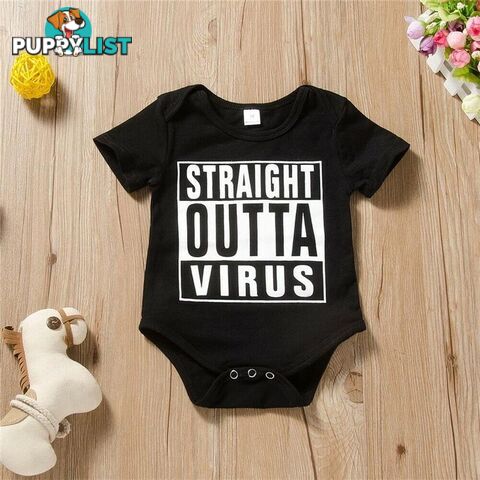 Straight Outta Virus Romper