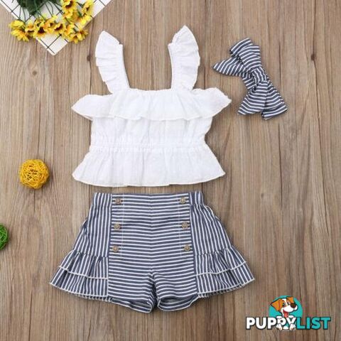 White Stripe Set