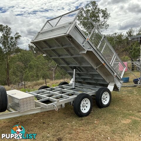 10x6 galvanised tipper trailer