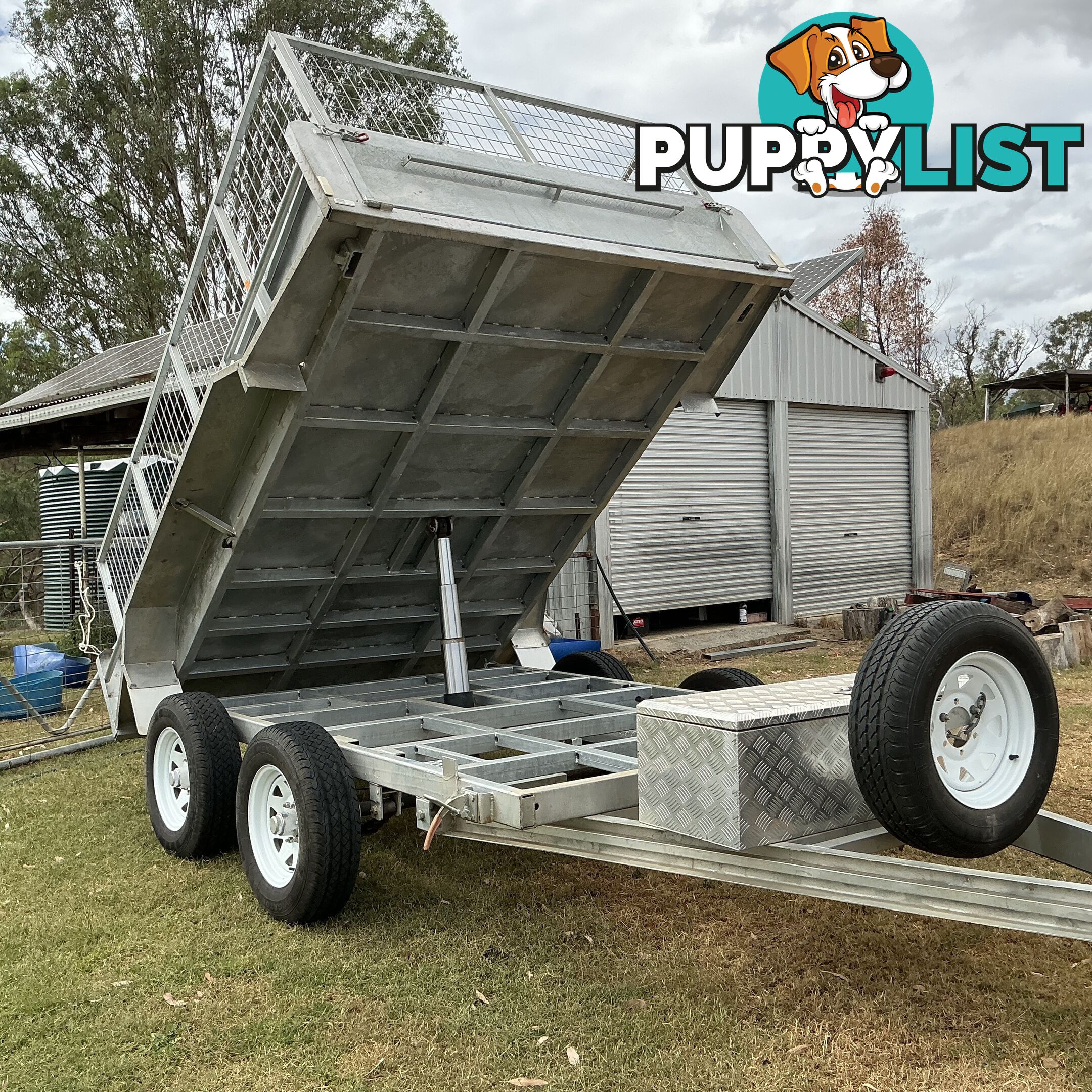 10x6 galvanised tipper trailer