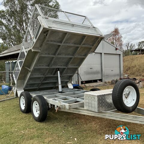 10x6 galvanised tipper trailer