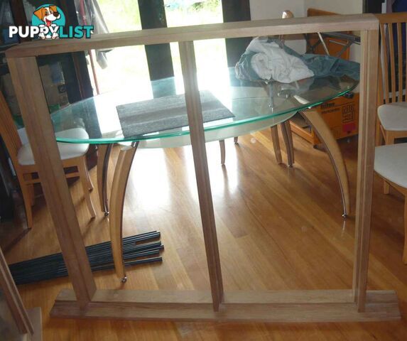 Western red cedar windows, new but slightly damaged