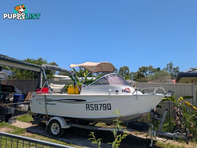 4.8 m  STACER aluminium  Small Cabin BOAT &amp; Trailer