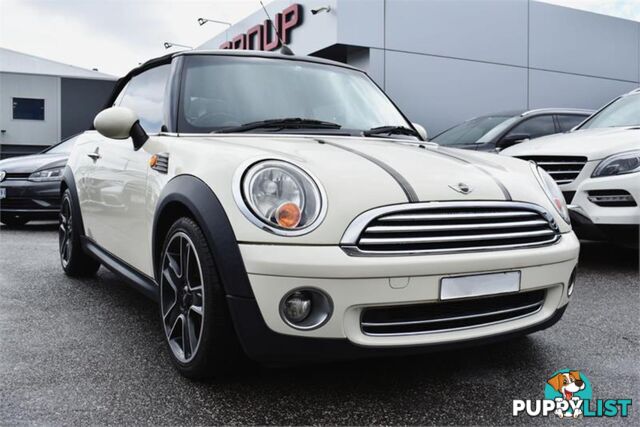 2009 MINI CABRIO COOPER R57MY09 CONVERTIBLE