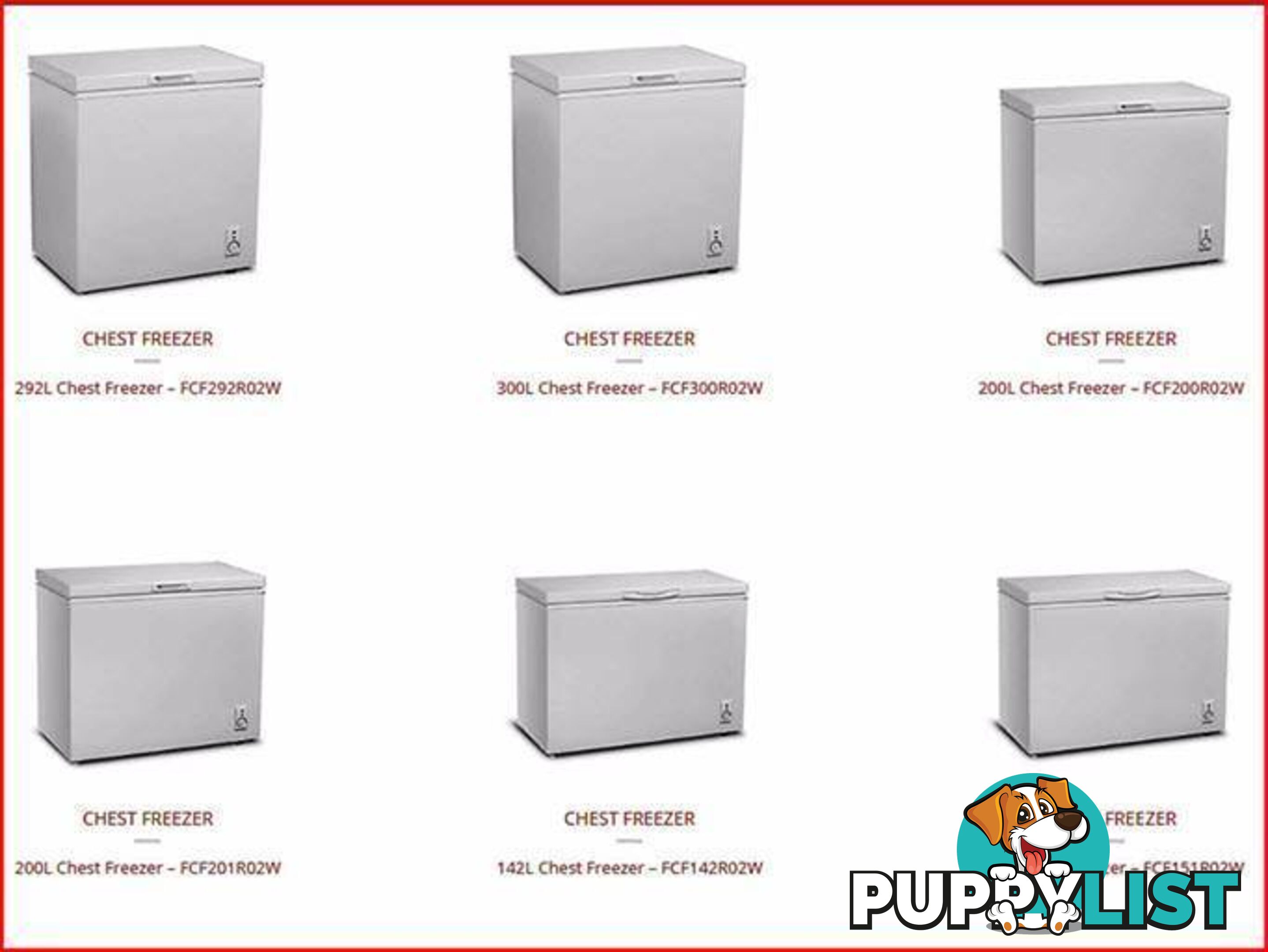 Freezer Chest New 200Ltr. 8 YEAR WARRANTY. ALL SIZES AVAILABLE.