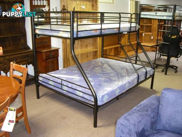 NEW BUNKS DOUBLE BOTTOM SINGLE TOP. RENT KEEP $5.80PW