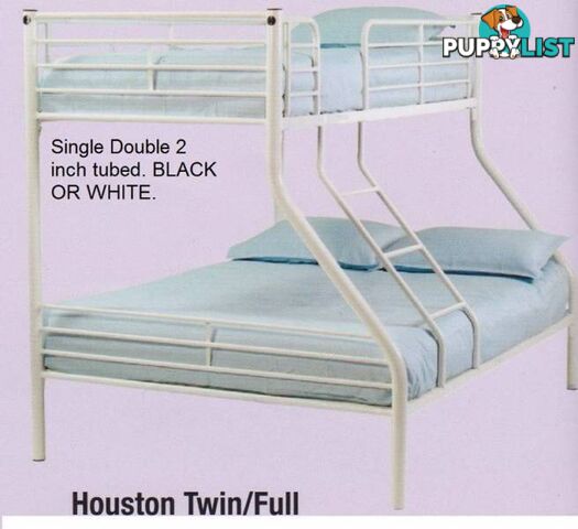 NEW BUNKS DOUBLE BOTTOM SINGLE TOP. RENT KEEP $5.80PW